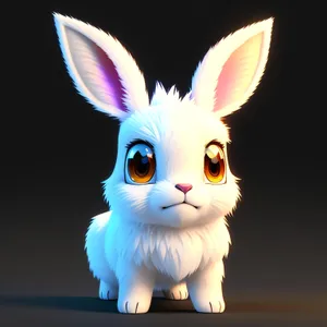 Fluffy Bunny - Adorable Easter Pet with Soft Ears