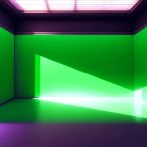 Laser Fantasy: Vibrant Fractal Art in Virtual Space