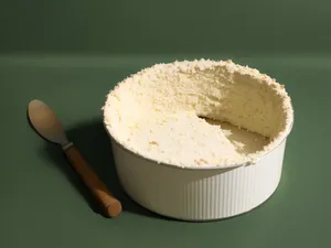 Delicious chocolate coconut cupcake with creamy frosting.