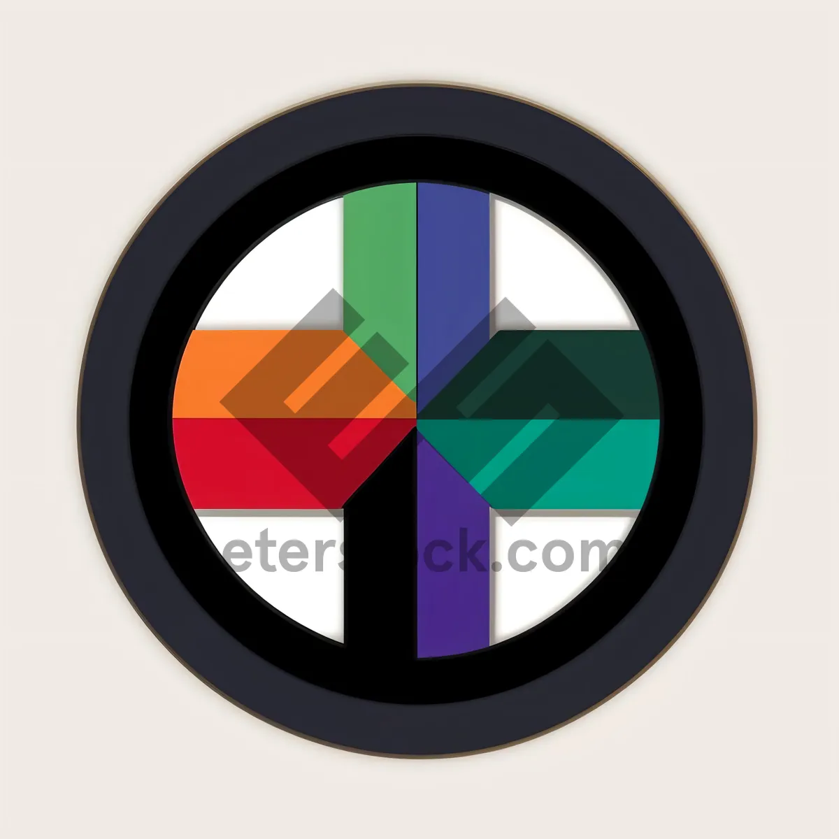 Picture of Shiny Web Button Set - 3D Metallic Circle Icons