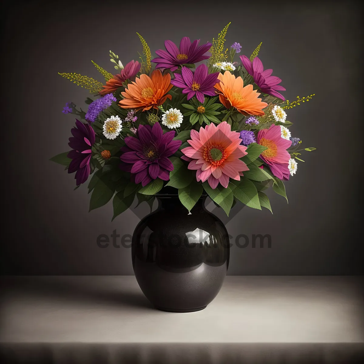 Picture of Colorful Floral Celebration Card Design