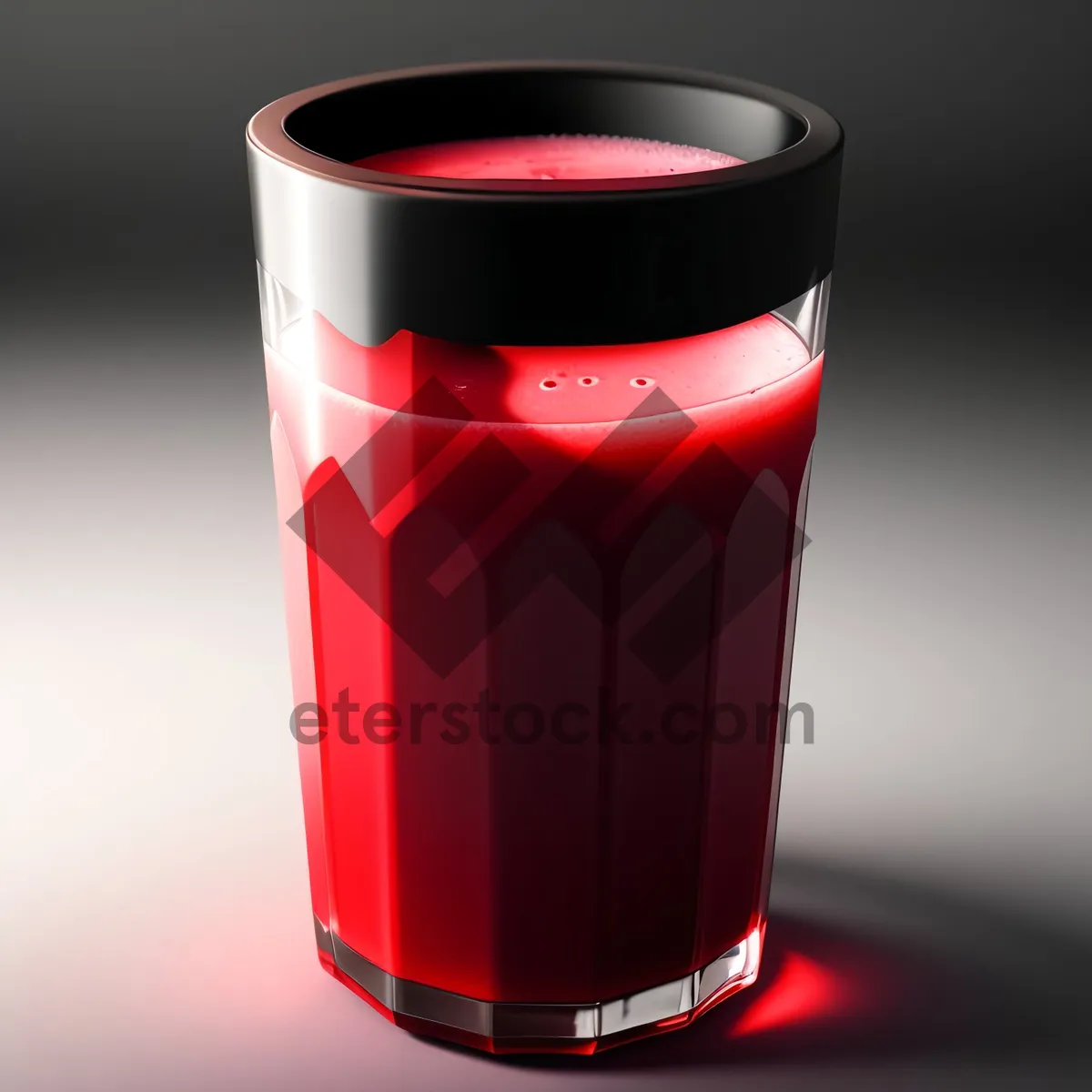 Picture of Hot Coffee in Glass Mug on Table