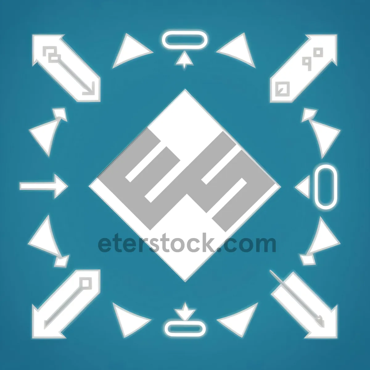 Picture of Heraldic Icon Series: Web Buttons with Graphic Symbols