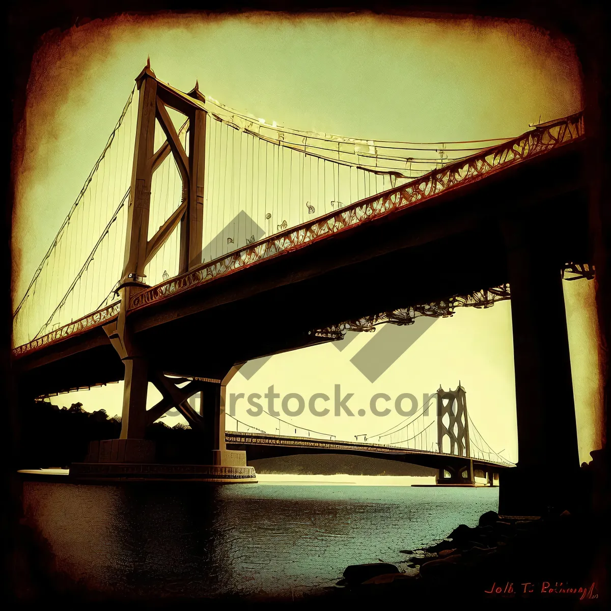 Picture of Golden Gate Bridge at Dusk: Iconic Suspension Bridge in San Francisco