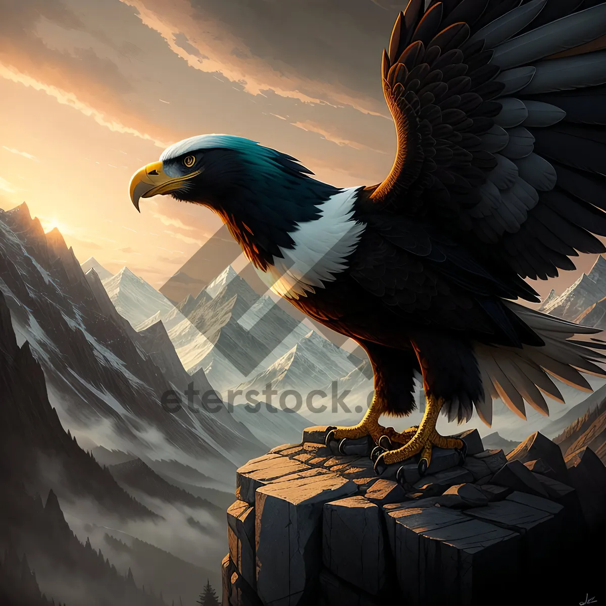 Picture of Bald Eagle - Majestic Hunter of the Skies