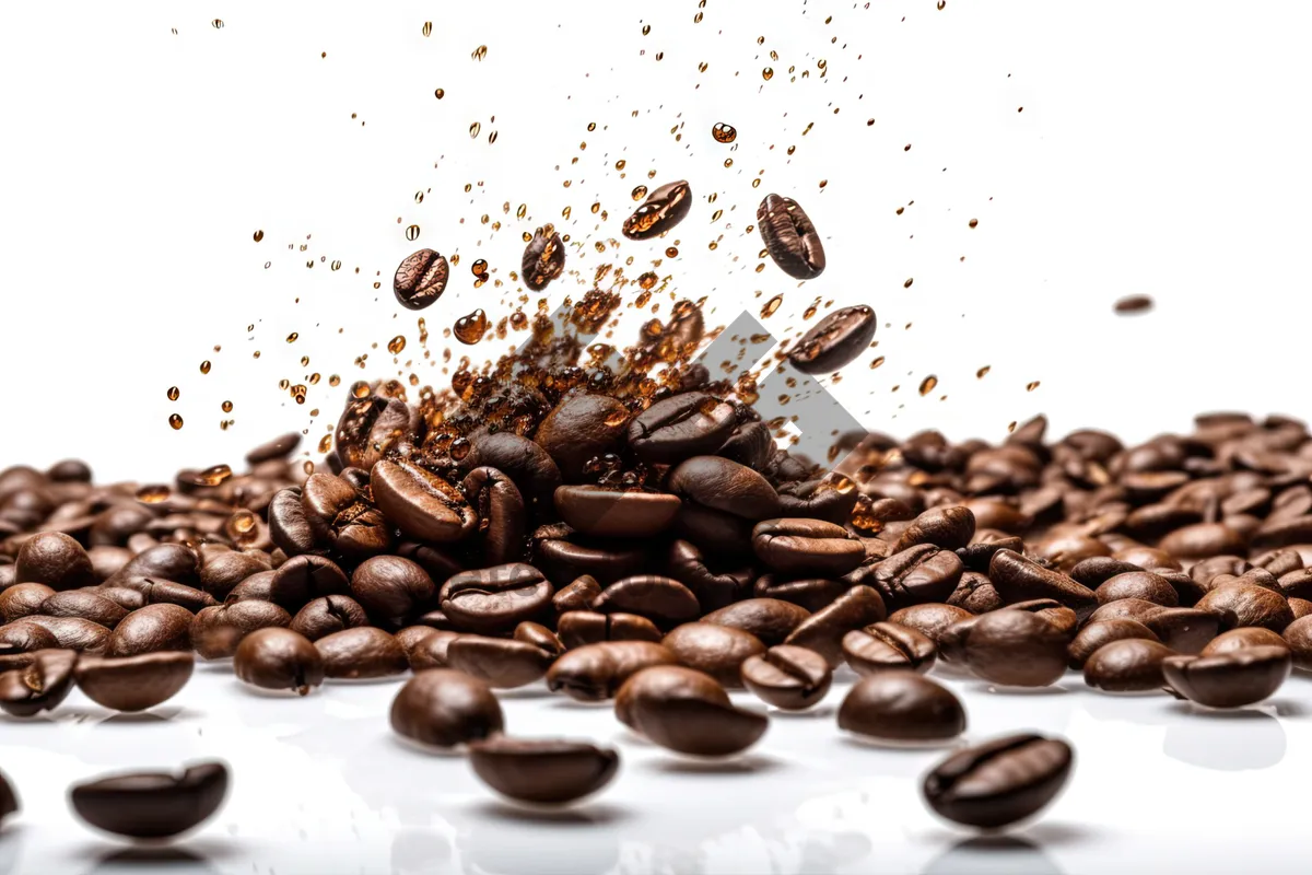 Picture of Dark Espresso Coffee Beans - Aromatic Breakfast Beverage