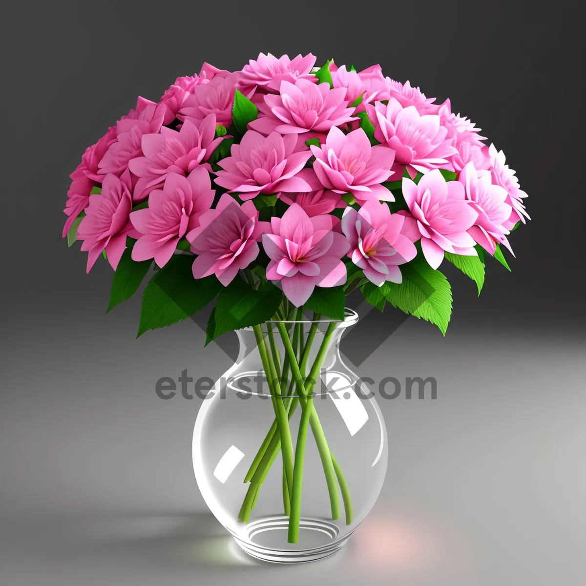 Picture of Colorful Spring Floral Bouquet in Pink