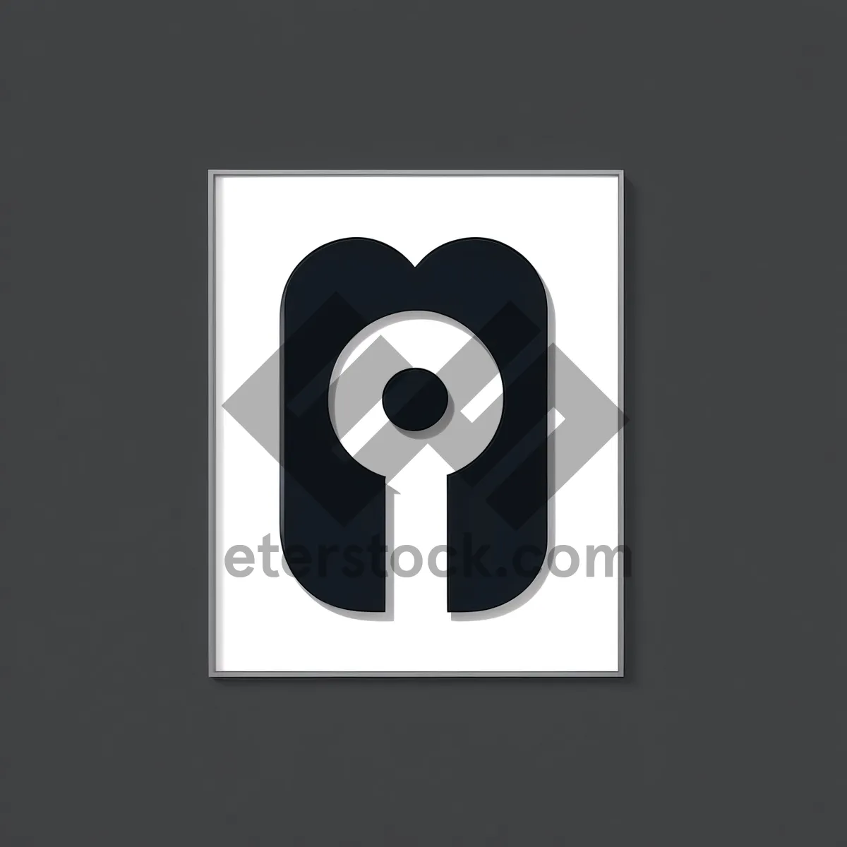 Picture of 3D Black Magnetic Diskette Icon