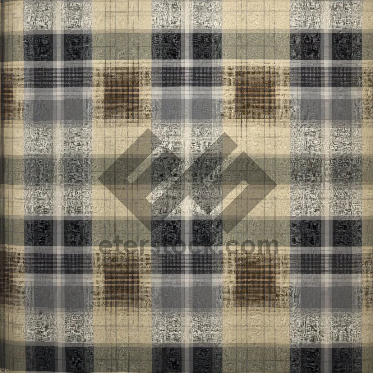 Picture of Retro tartan checkered fabric square pattern texture design.