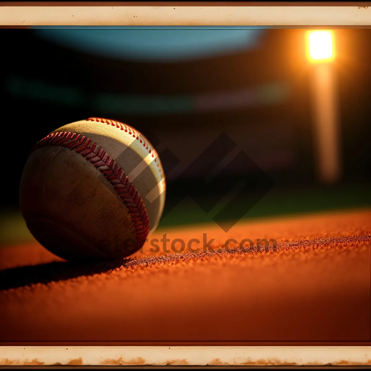 Picture of Sporting Equipment: Baseball Glove on Grass Field