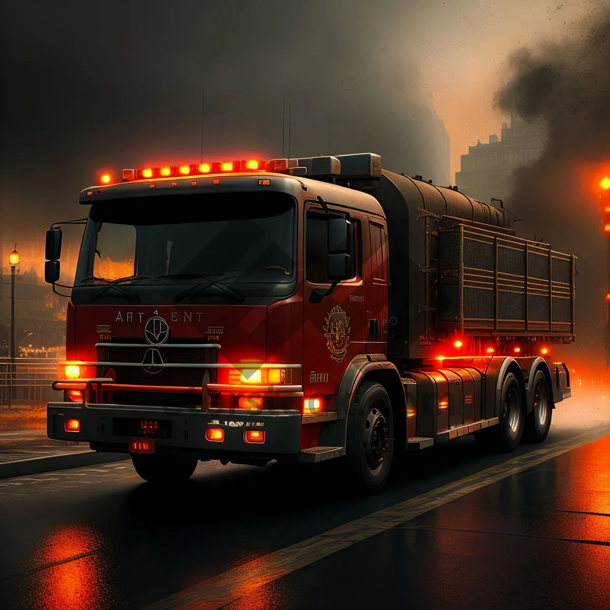 Picture of Speedy Logistics Truck on the Highway