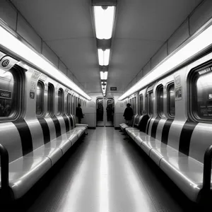 Modern Urban Subway Station Interior