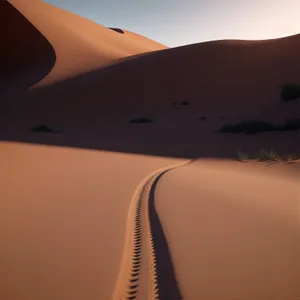 Sandy Serenity: A Majestic Desert Landscape