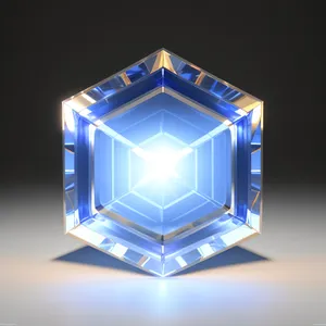 Gemstone Glass Icon: Solid Design Matter