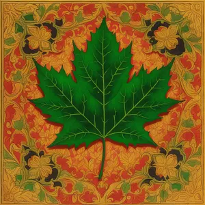 Vintage Floral Damask Pattern Wallpaper Design