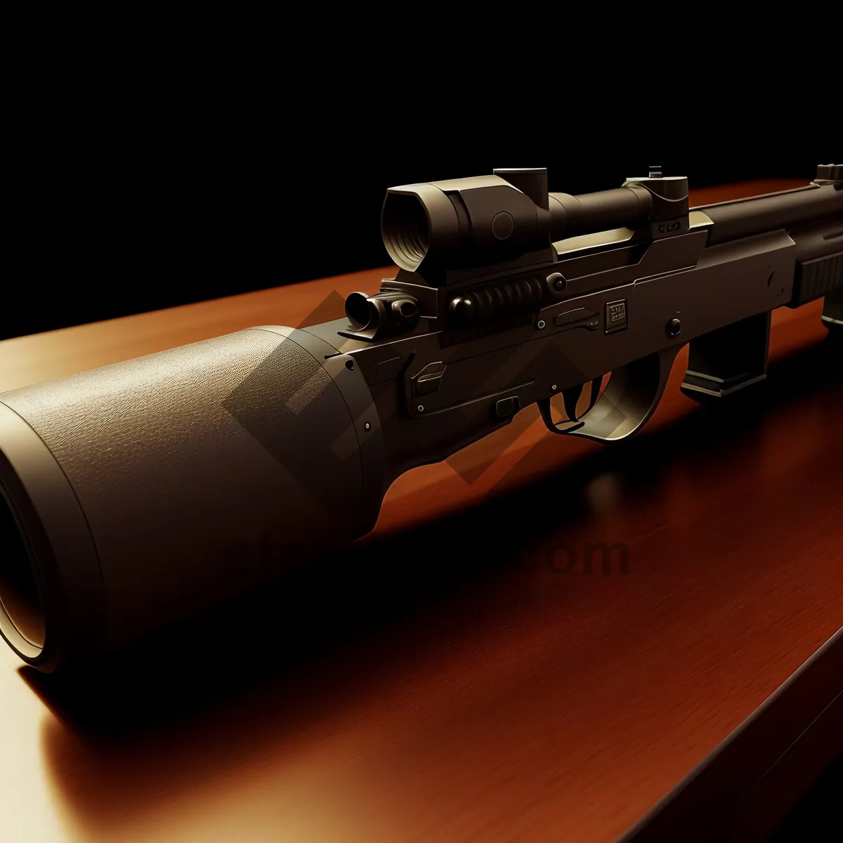 Picture of Advanced Military Rifle with Telescopic Sight