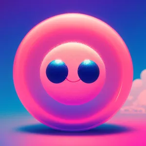 Modern Glass Button Set: Bright Shiny Round Icons