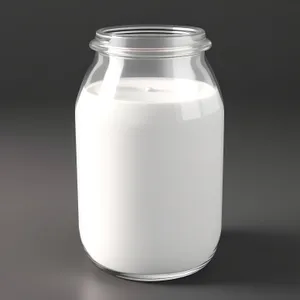 Healthy Milk in Glass Bottle - Refreshing Dairy Beverage