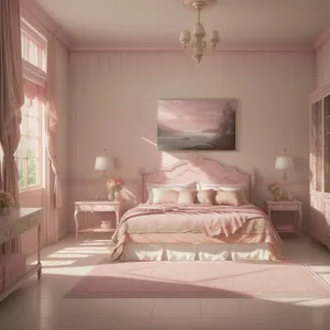 Modern Bedroom Interior with Elegant Furniture and Stylish Decor