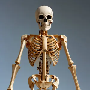 Anatomical Skeleton: 3D Figure of Human Bones