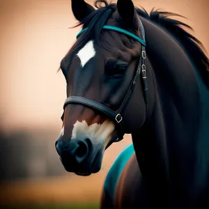 Equine Sport Ranch: Thoroughbred Horse Portrait