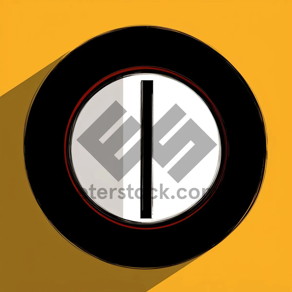 Picture of Shiny Water Bay Icon - 3D Round Symbol