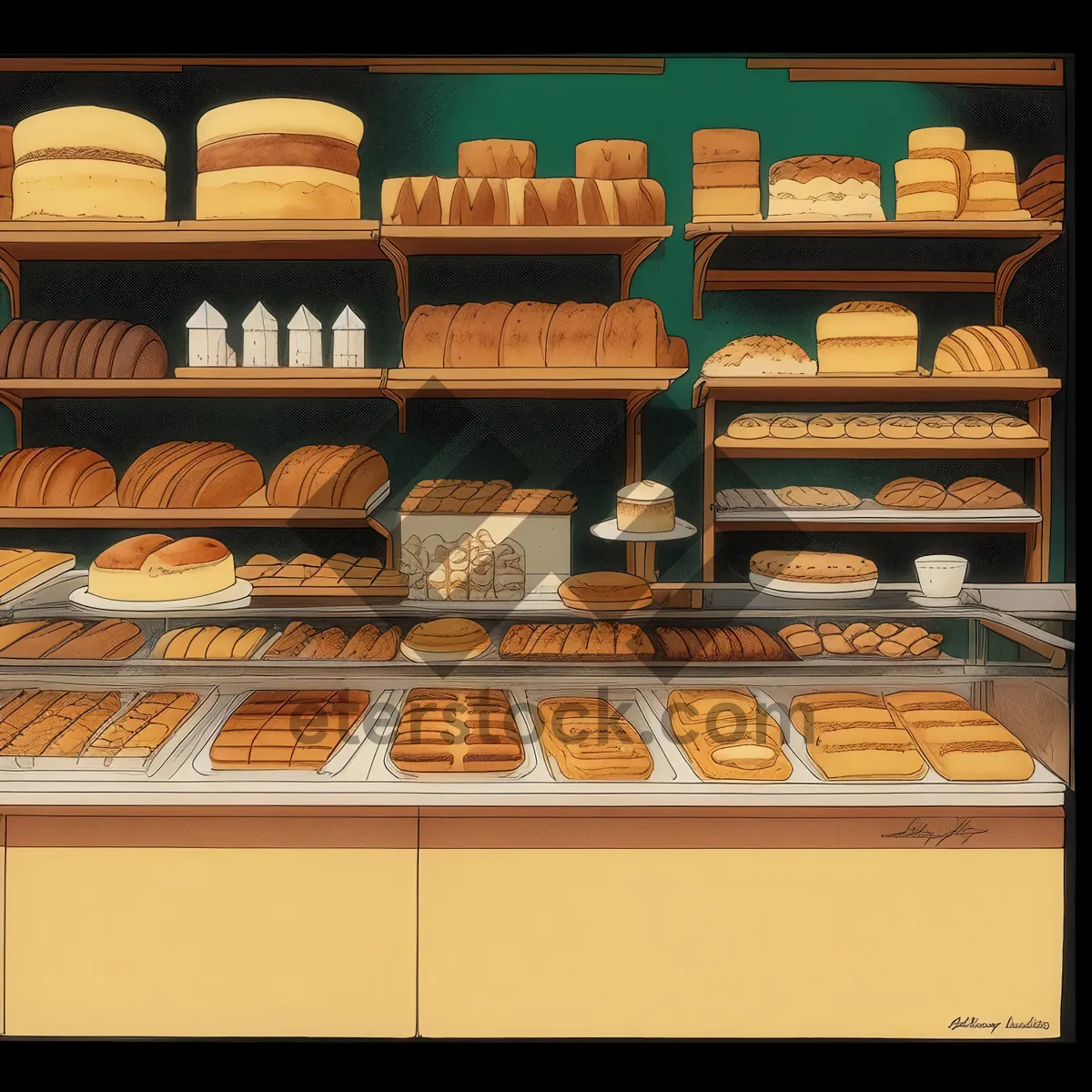 Picture of Delicious Baked Goods at the Tobacco Shop