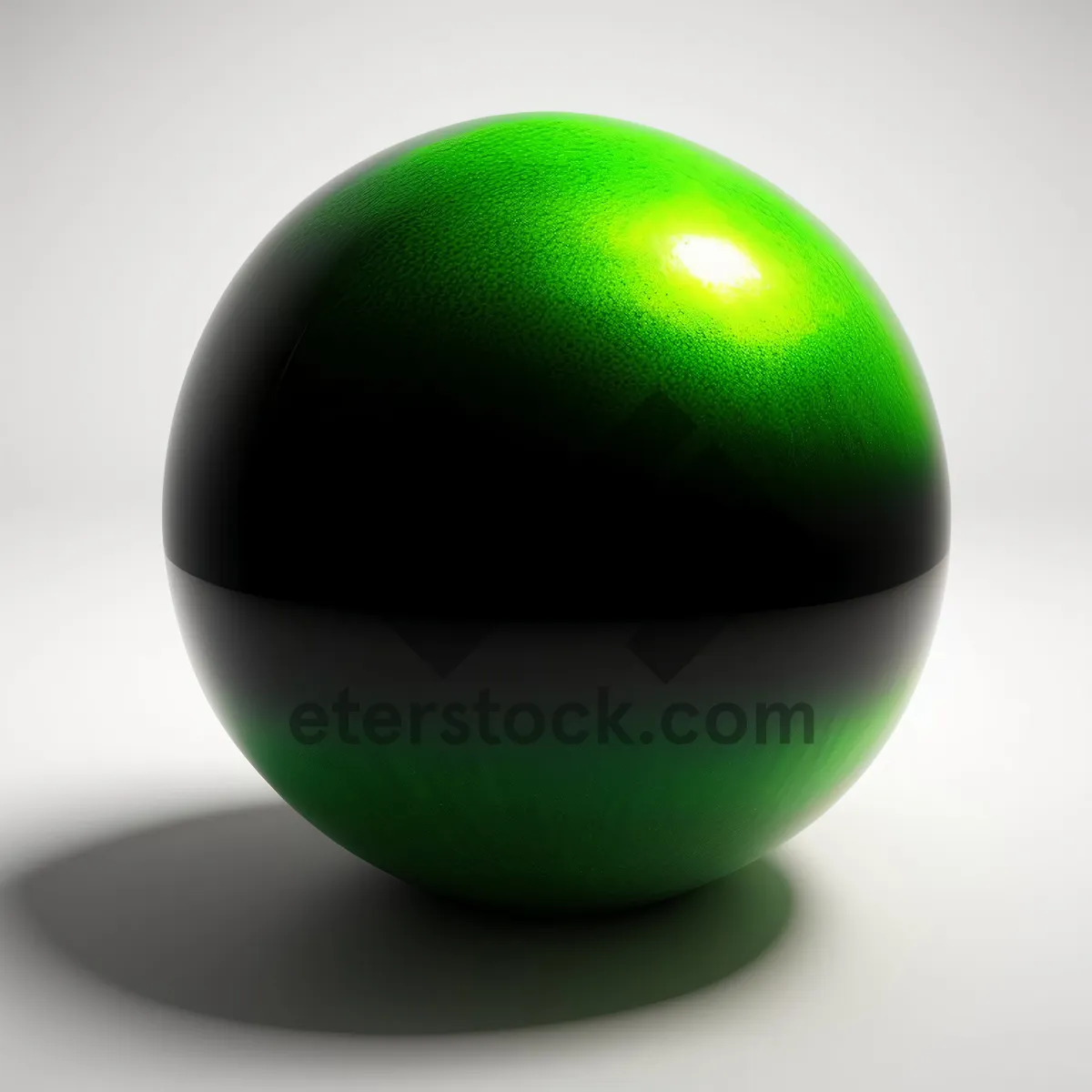 Picture of Glossy Glass Sphere Icon: Vibrant 3D Round Symbol
