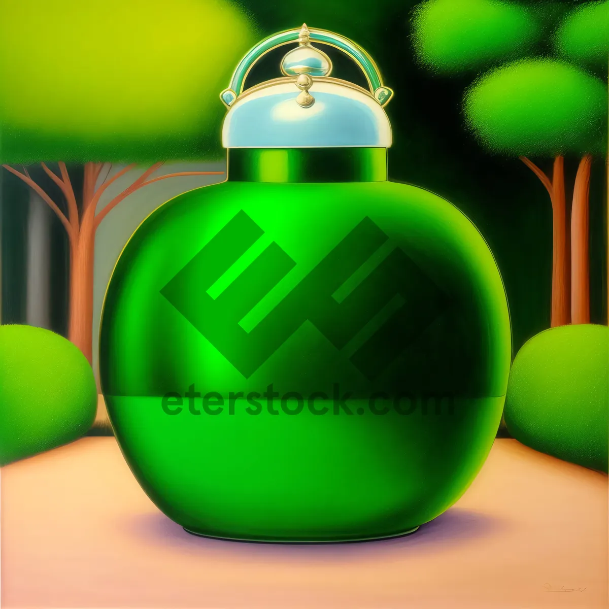 Picture of Colorful Shiny Glass Sphere Button Icon