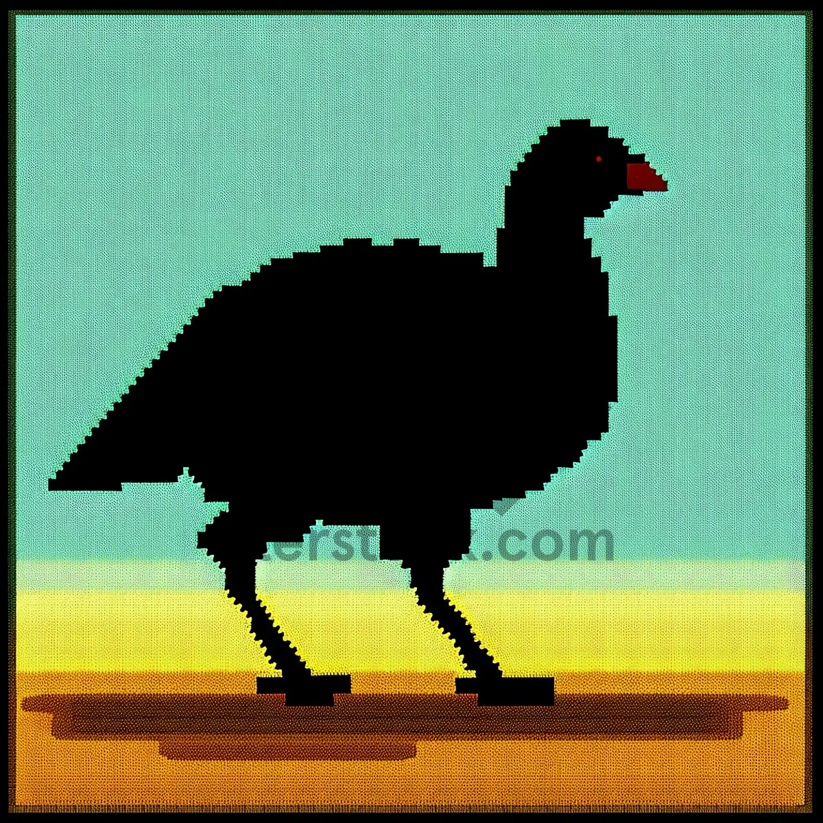 Picture of Silhouette of Black Grouse Weathercock