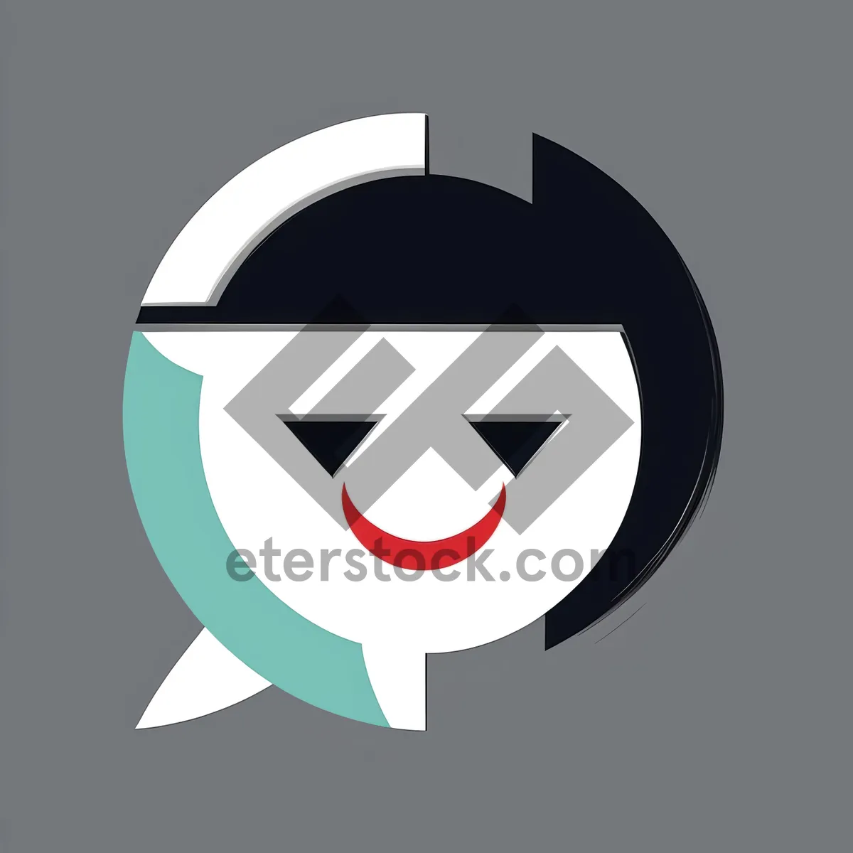 Picture of Symbolic Sign Icon with Flag Design