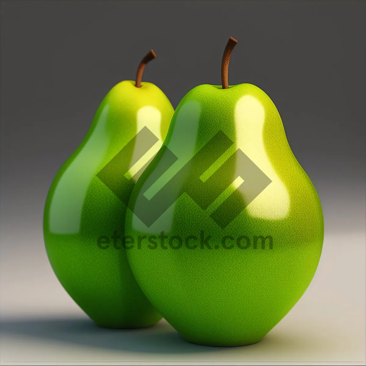 Picture of Fresh Yellow Apples; Juicy, Healthy Nutrition