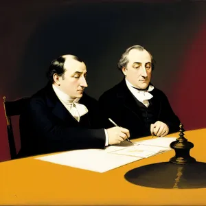 Office Professionals Engaged in Successful Business Meeting