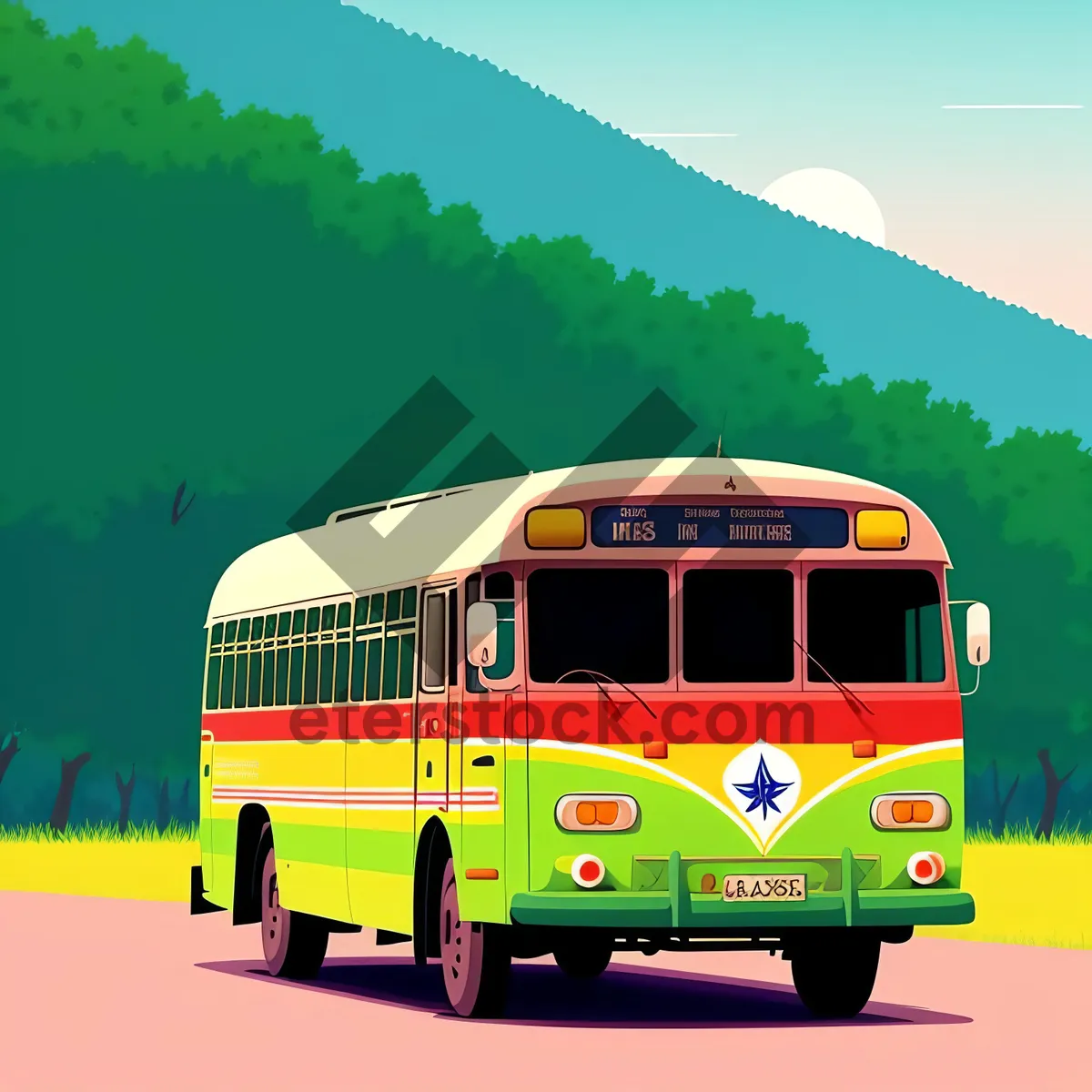 Picture of School Bus: Reliable Transportation for Student Travel