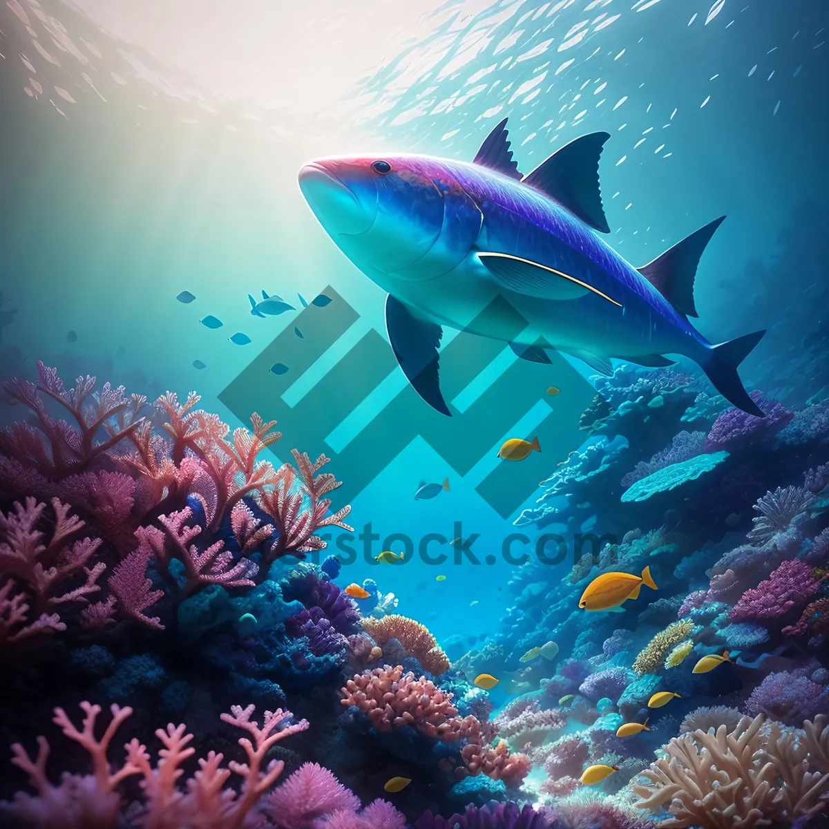 Picture of Vibrant Coral Reef Underwater Adventure