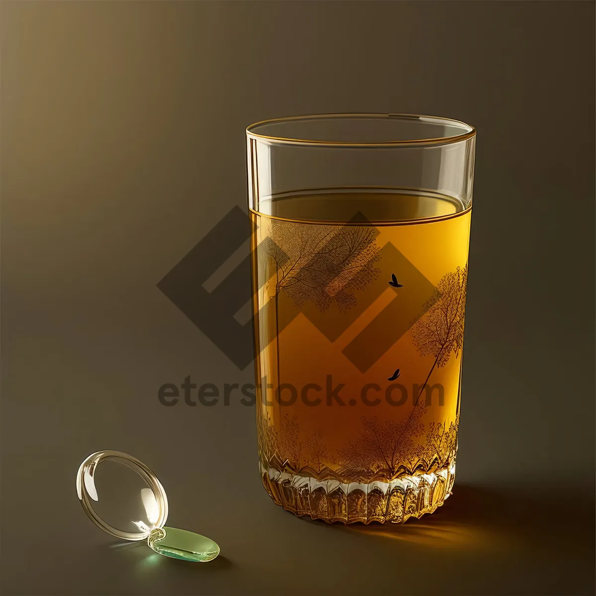 Picture of Frosty Lager in Glass Mug with Bubbles