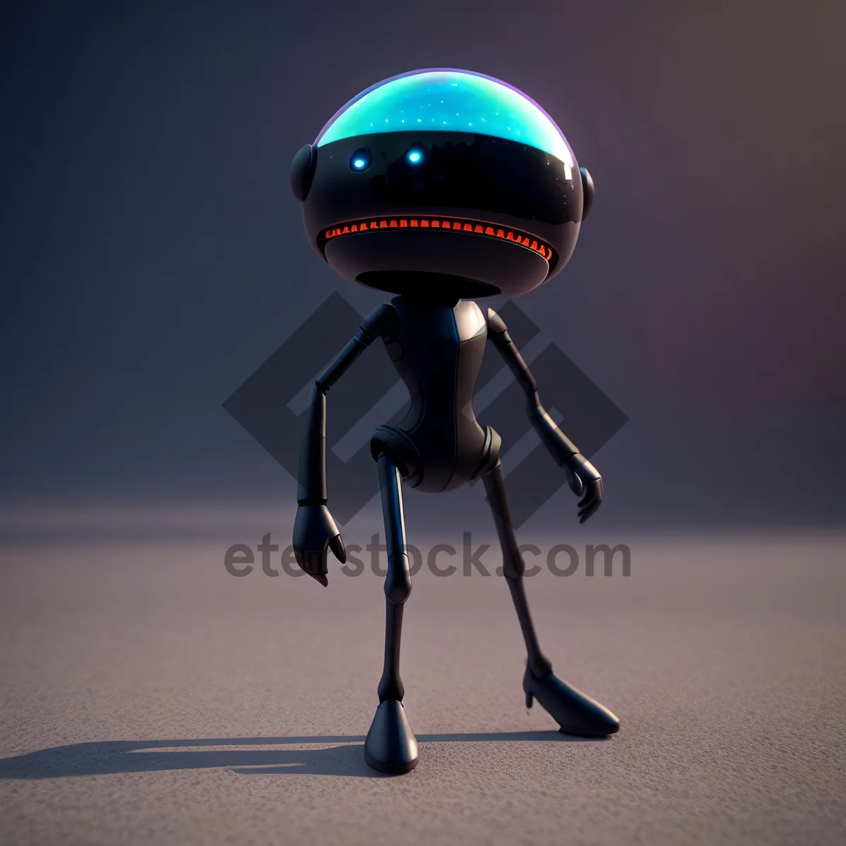 Picture of Protective Helmet on Earth's Globe with Tripod Stand