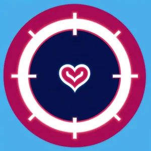 Glossy Round Web Button Icon