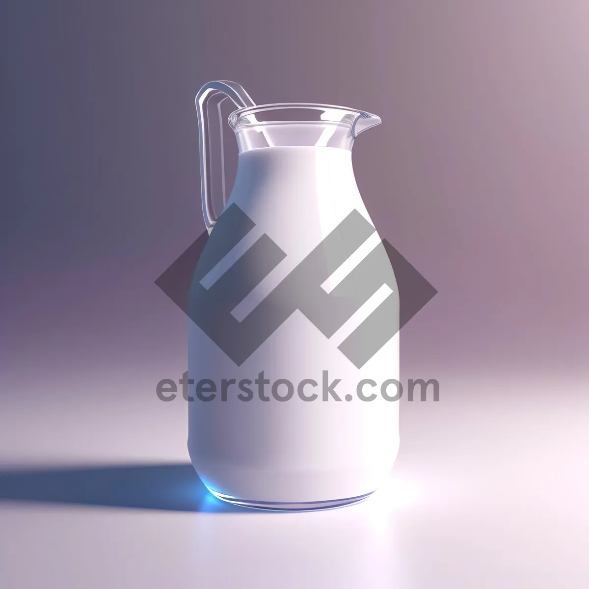 Picture of Transparent Glass Water Jug - Laboratory Glassware