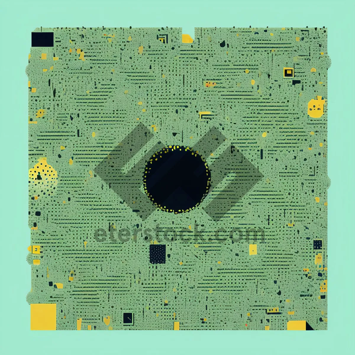 Picture of Motherboard circuit chip close-up digital technology equipment.