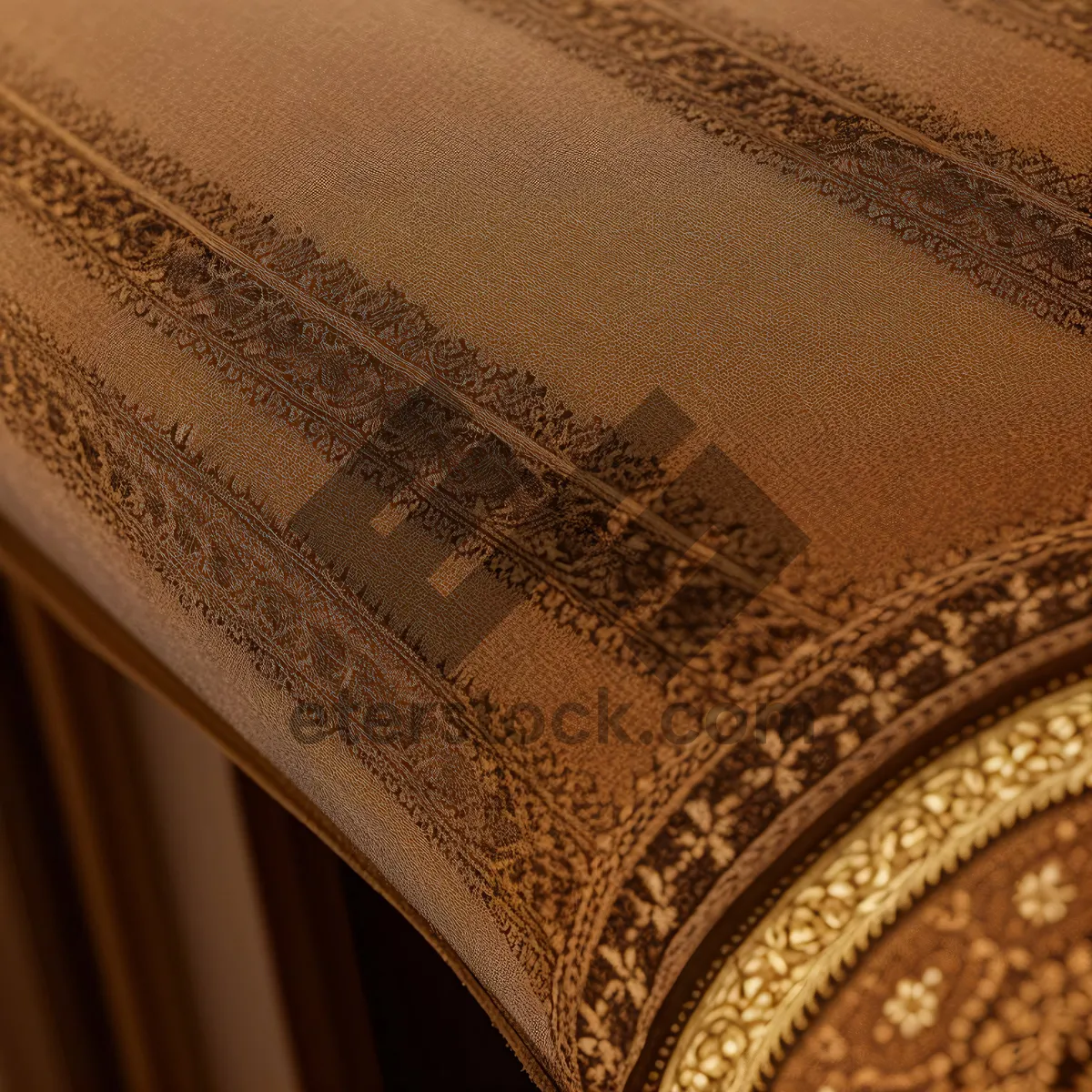 Picture of Exquisite Arabesque Stucco Upholstery: Intricate Pattern, Delicate Lace, and Textured Art
