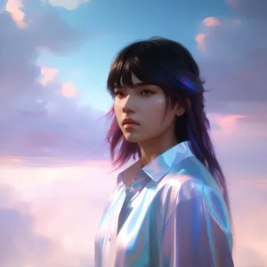 Smiling Oriental Business Lady - Portrait of a Pretty Asian Professional