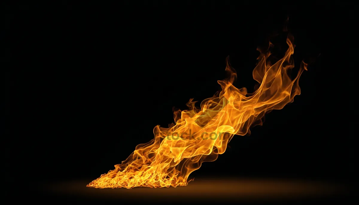 Picture of Fiery Blaze Art Design in Motion