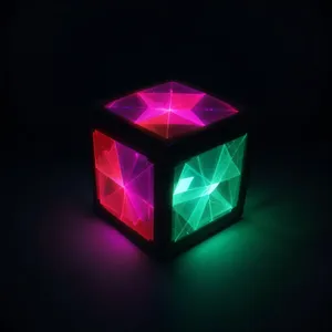 Black Diamond 3D Gem Graphic Icon