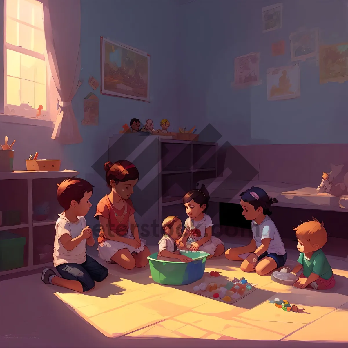 Picture of Smiling Teacher Educators at Classroom Table