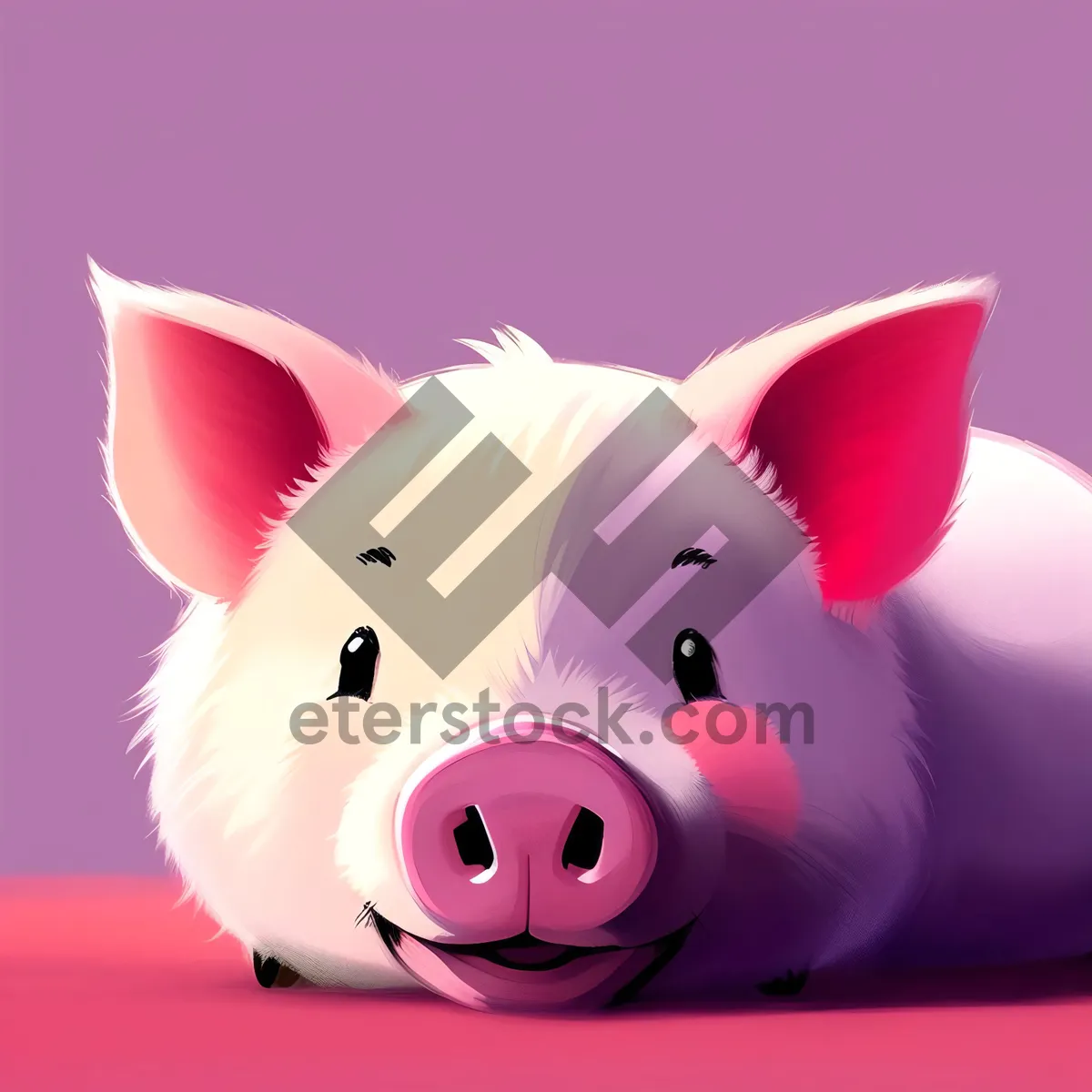 Picture of Pink Piggy Bank: Symbol of Saving and Financial Security