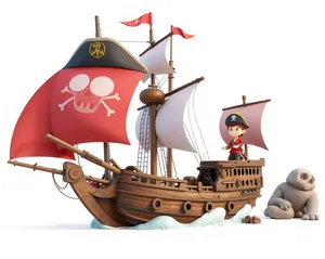 Pirate Cartoon Character Design