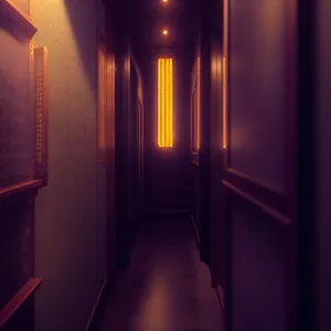 Elegant Hallway with Stylish Sconce Lighting