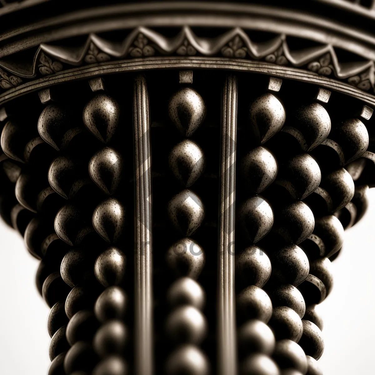 Picture of Black Abacus Calculator - Close-Up Device for Food