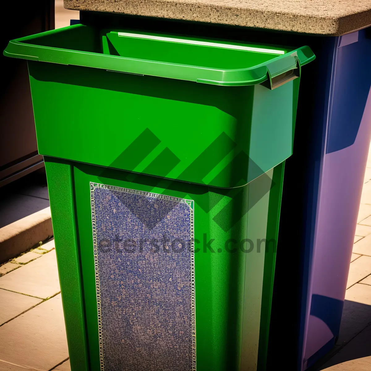 Picture of 3D Recycle Bin and Ashcan Container Object